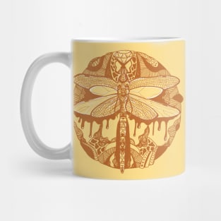 Terracotta Circle of the Dragonfly Mug